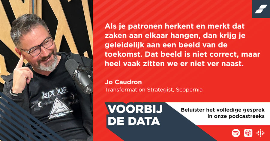 Voorbij de Data - Jo Caudron, Transformation Strategist, Scopernia