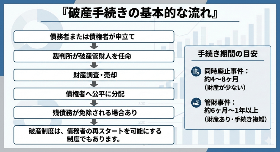 倒産手続きの流れ