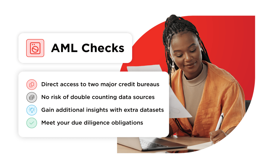 Anti-Money Laundering Checks features and benefits
