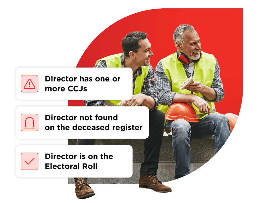 Company Directors with CCJs or other adverse information.