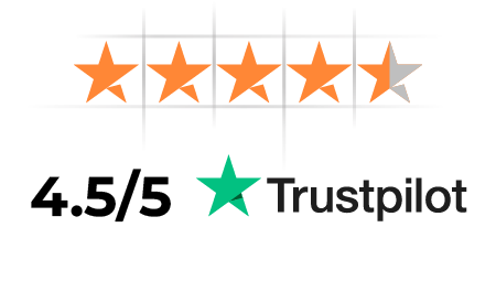 4.5/5 Trustpilot