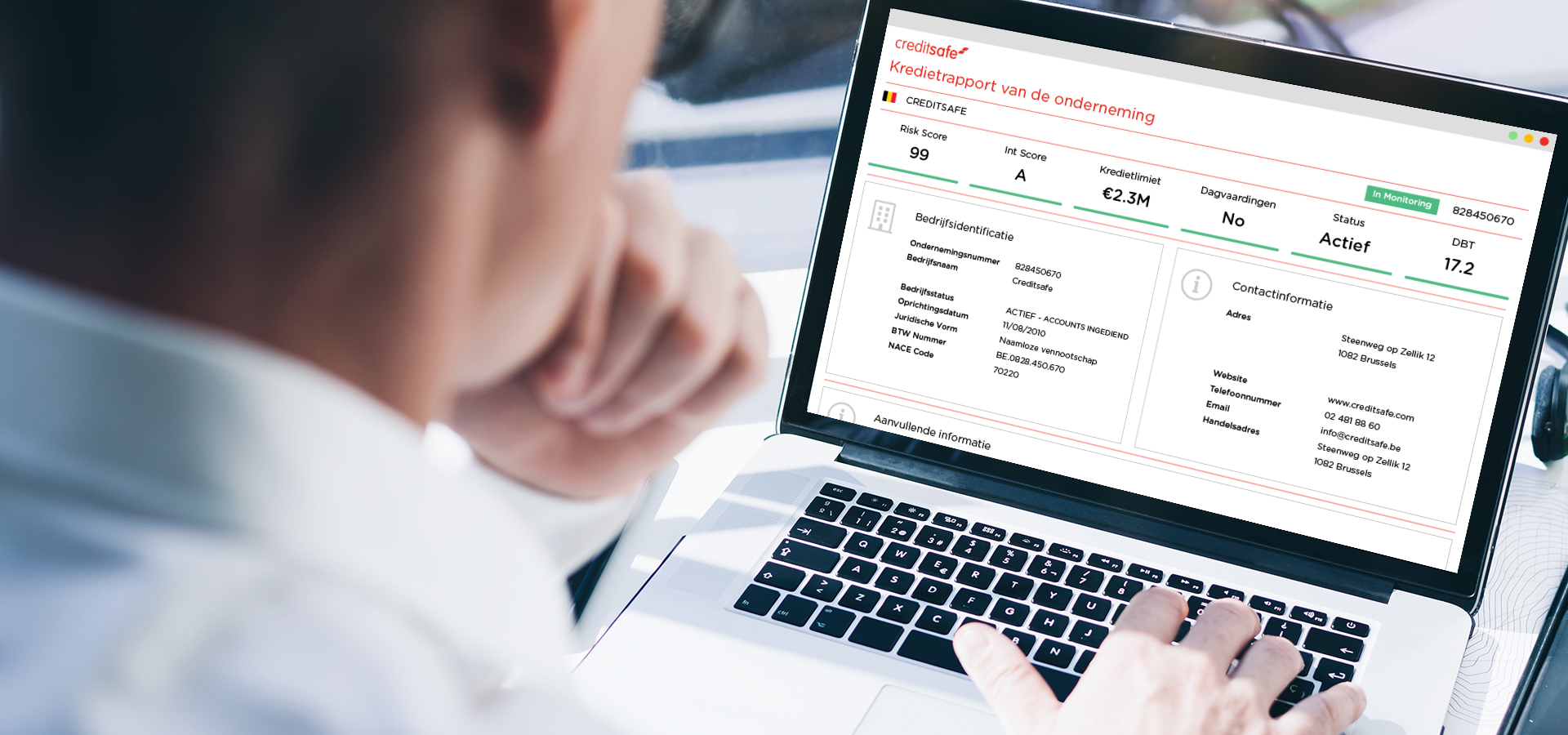 Kredietrapporten Neem weloverwogen beslissingen met behulp van een Creditsafe credit check