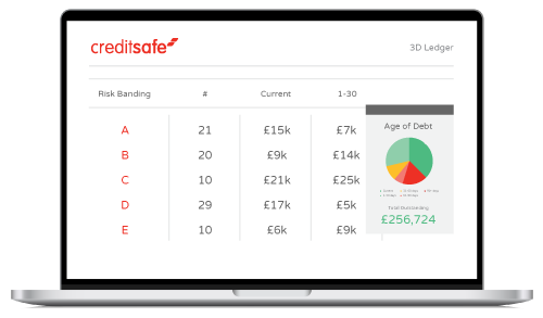 Prioritise payment collections with Creditsafe 3D Ledger