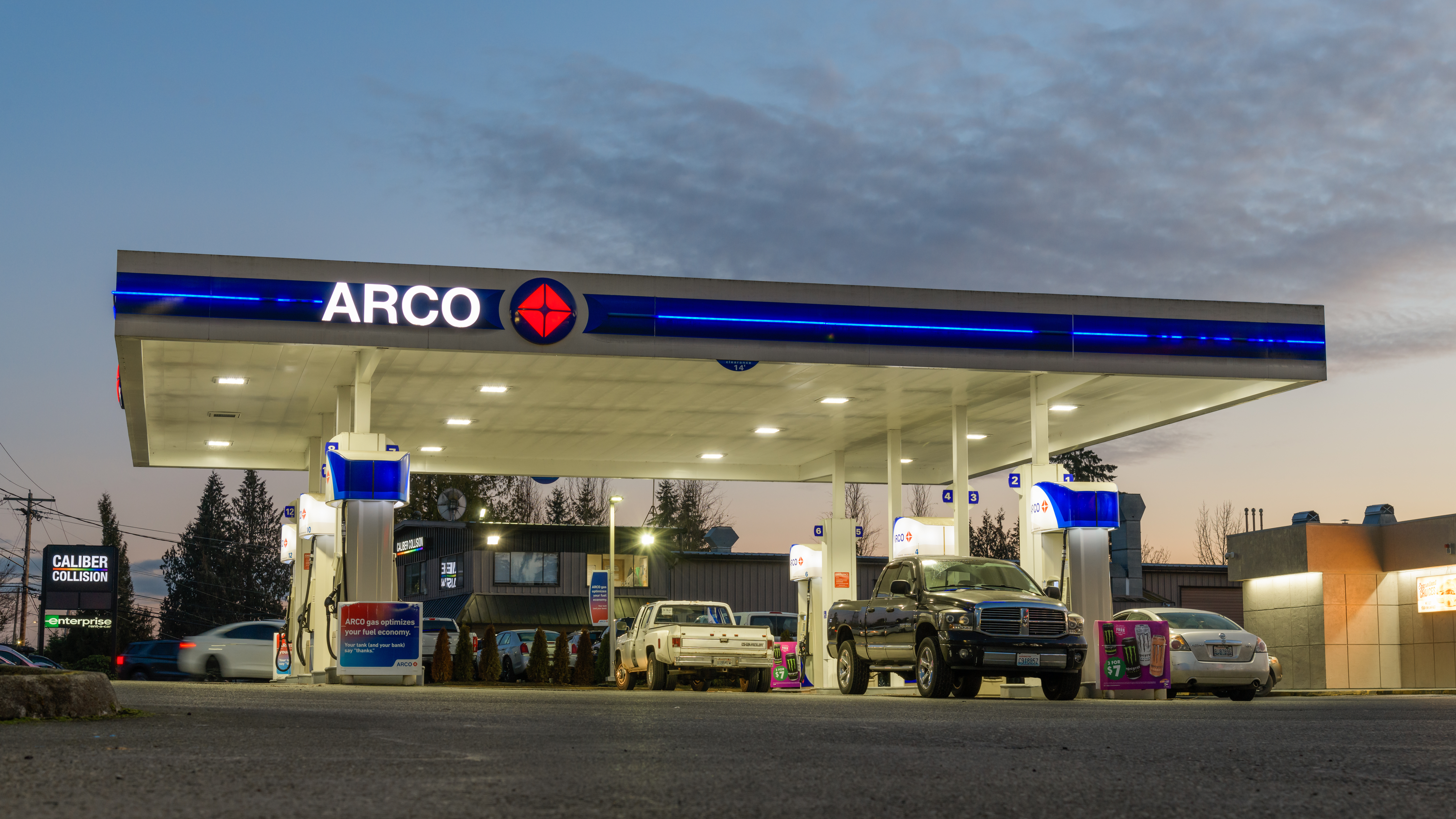 Arco gas station