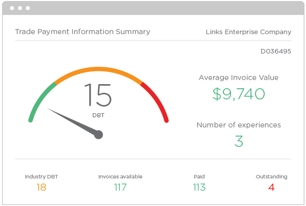 Creditsafe company credit reports include trade payment data 